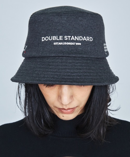 DOUBLE STANDARD CLOTHING（ダブルスタンダードクロージング）の「メジャー裏毛ハット（ハット・レディース・チャコール/キャメル・FREE）」の16枚目の写真