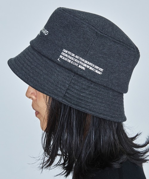 DOUBLE STANDARD CLOTHING（ダブルスタンダードクロージング）の「メジャー裏毛ハット（ハット・レディース・チャコール/キャメル・FREE）」の17枚目の写真