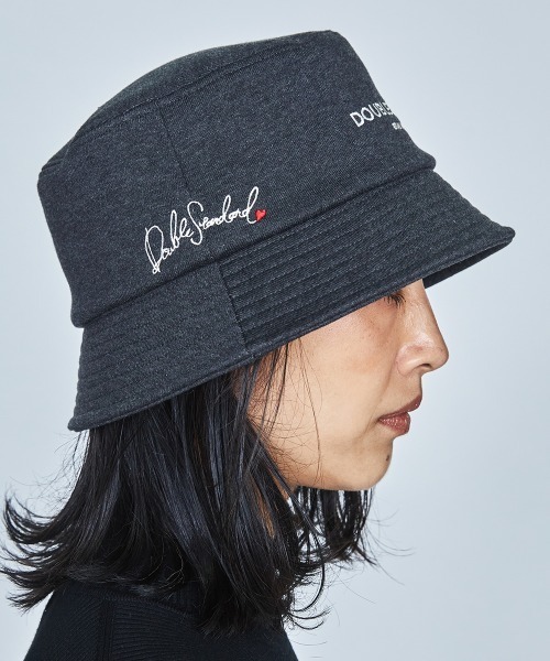 DOUBLE STANDARD CLOTHING（ダブルスタンダードクロージング）の「メジャー裏毛ハット（ハット・レディース・チャコール/キャメル・FREE）」の18枚目の写真