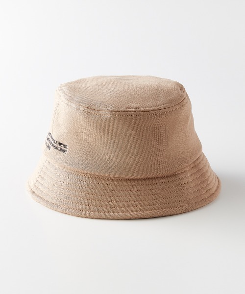 DOUBLE STANDARD CLOTHING（ダブルスタンダードクロージング）の「メジャー裏毛ハット（ハット・レディース・チャコール/キャメル・FREE）」の5枚目の写真