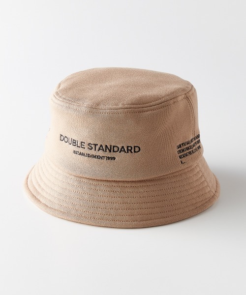 DOUBLE STANDARD CLOTHING（ダブルスタンダードクロージング）の「メジャー裏毛ハット（ハット・レディース・チャコール/キャメル・FREE）」の4枚目の写真