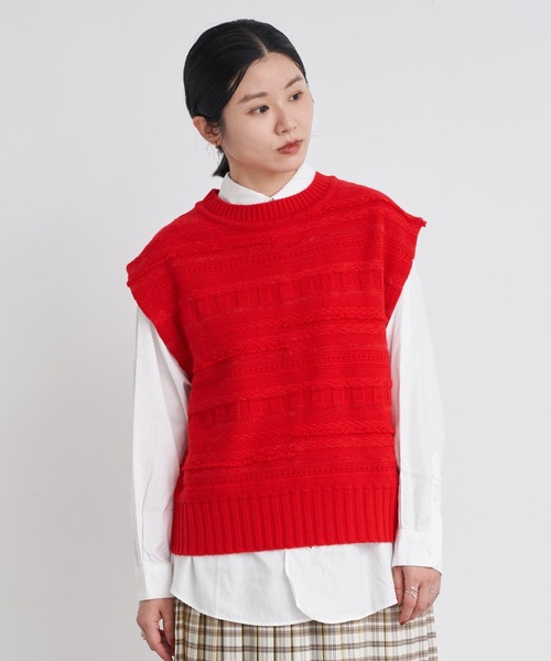 yuni（ユニ ）の「5G jacquard Vest（ベスト）」 - WEAR