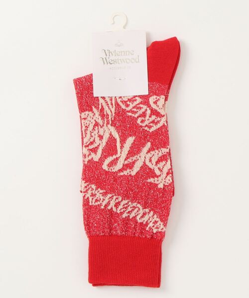 VIVIENNE WESTWOOD ロコ刺繍ニットソックス 81040002K0025 P410 Grey Socks with logo Vivienne Westwood - Vitkac AS