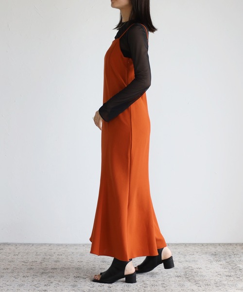 Bonjour Sagan（ボンジュールサガン）の「ポンチマーメイドキャミワンピース（ワンピース・レディース・ブラック/テラコッタ・FREE）」の17枚目の写真