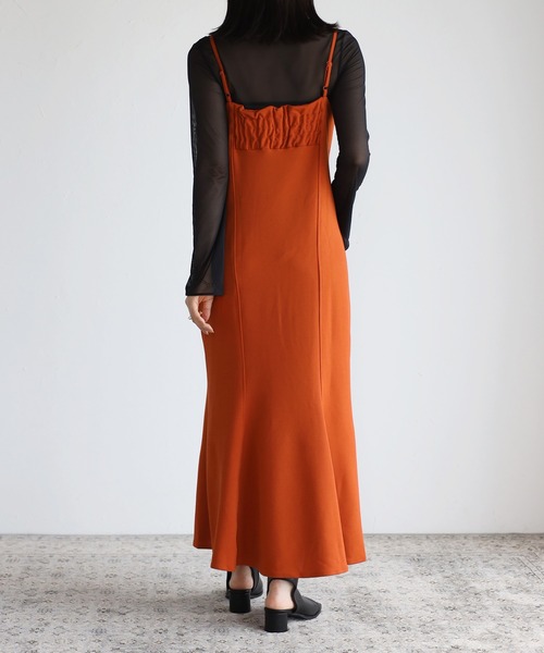 Bonjour Sagan（ボンジュールサガン）の「ポンチマーメイドキャミワンピース（ワンピース・レディース・ブラック/テラコッタ・FREE）」の19枚目の写真