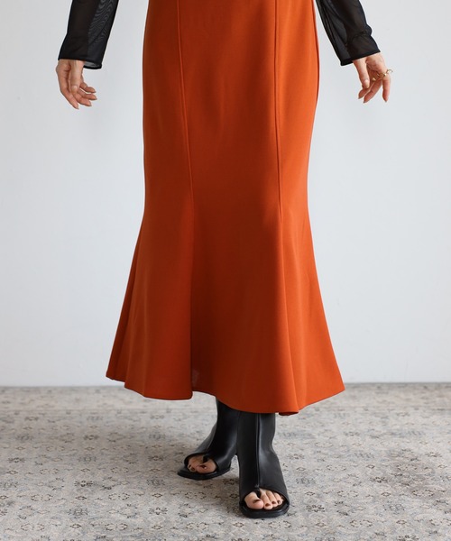 Bonjour Sagan（ボンジュールサガン）の「ポンチマーメイドキャミワンピース（ワンピース・レディース・ブラック/テラコッタ・FREE）」の21枚目の写真