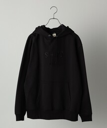 *SHIPS: 刺繍 SHIPS ロゴ ユニセックス スウェット パーカー 22FW