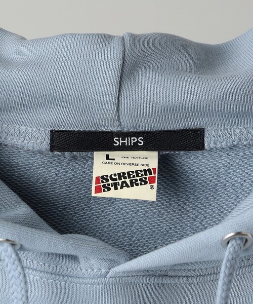SHIPS(シップス)の「*SHIPS: 刺繍 SHIPS ロゴ ユニセックス スウェット パーカー 22FW(パーカー・メンズ・ブラック/オリーブ/ライトブルー・SMALL/MEDIUM/LARGE/X-LARGE)」の8枚目の写真
