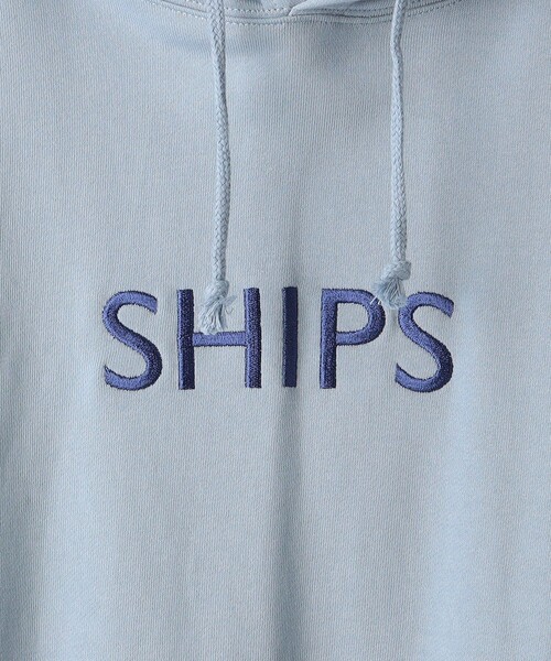 SHIPS(シップス)の「*SHIPS: 刺繍 SHIPS ロゴ ユニセックス スウェット パーカー 22FW(パーカー・メンズ・ブラック/オリーブ/ライトブルー・SMALL/MEDIUM/LARGE/X-LARGE)」の9枚目の写真