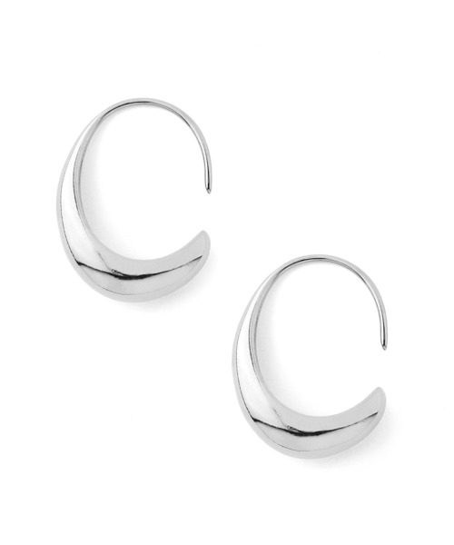 ANEMONE（アネモネ）の「ドロップメタルカールピアス（ピアス（両耳用）・レディース・シルバー/ゴールド・FREE）」の5枚目の写真