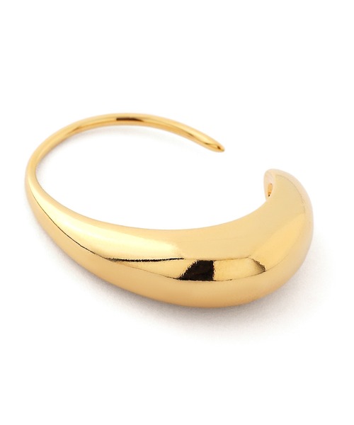 ANEMONE（アネモネ）の「ドロップメタルカールピアス（ピアス（両耳用）・レディース・シルバー/ゴールド・FREE）」の3枚目の写真