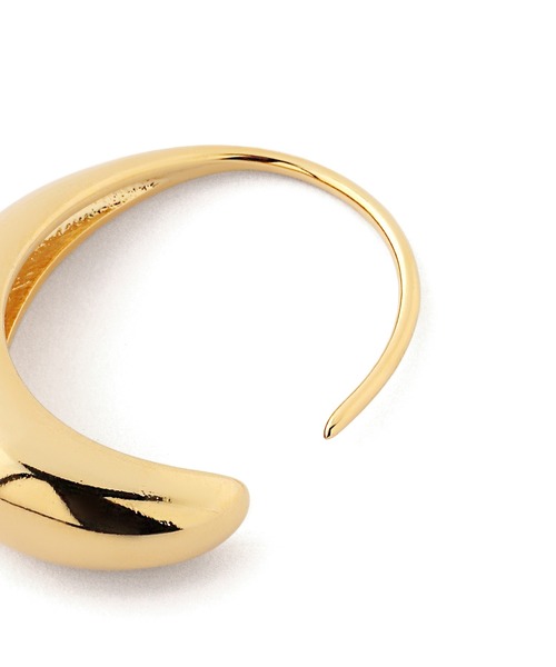 ANEMONE（アネモネ）の「ドロップメタルカールピアス（ピアス（両耳用）・レディース・シルバー/ゴールド・FREE）」の7枚目の写真