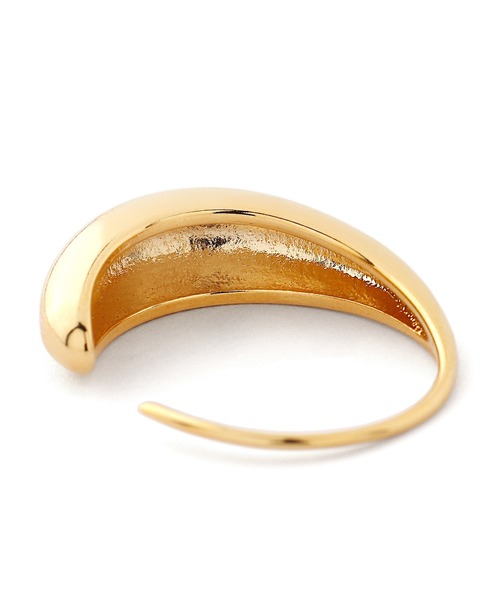 ANEMONE（アネモネ）の「ドロップメタルカールピアス（ピアス（両耳用）・レディース・シルバー/ゴールド・FREE）」の4枚目の写真