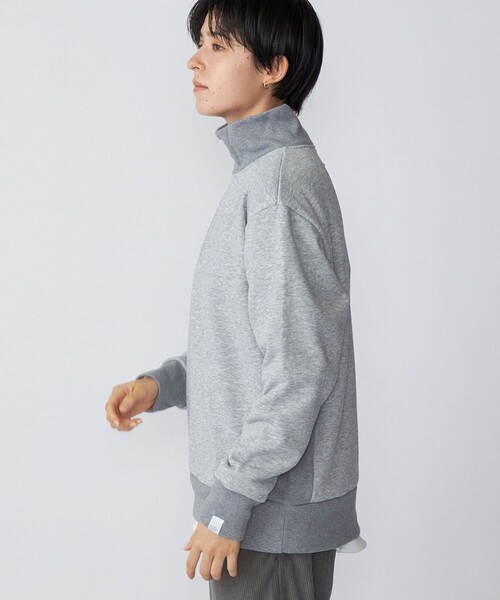 SHIPS(シップス)の「【SHIPS別注】THYARD: SOLOTEX(R) ハーフジップ スウェット(スウェット・メンズ・ブラック/グレー/ネイビー・SMALL/MEDIUM/LARGE/X-LARGE)」の9枚目の写真
