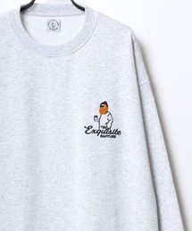 Uncle Beard ビッグシルエット ワンポイント刺繍 スウェット トレーナー