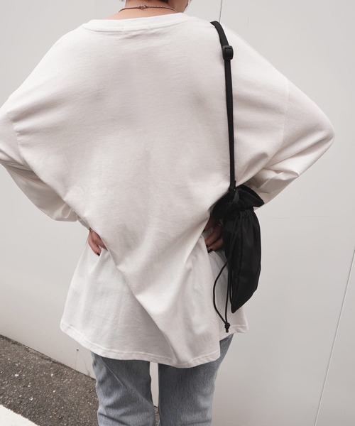 ARCHIVER(アーカイバ)の「【Bz】グアダルーペマリアプリントユニセックスBIGロンT(RZ)(Tシャツ/カットソー・レディース・ブラック/オフホワイト/スミクロ・FREE)」の8枚目の写真