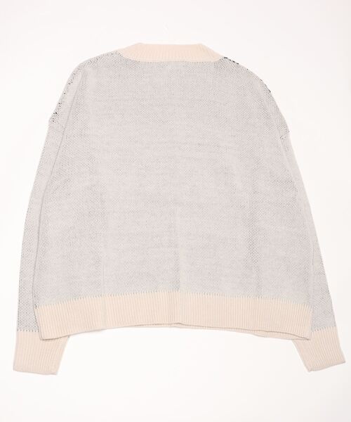 Bling Leads（ブリングリーズ）の「Bling Leads ５ＧＧＡＴニットチルデンVネック（ニット/セーター・レディース・ブラック/ベージュ/グリーン・FREE）」の7枚目の写真