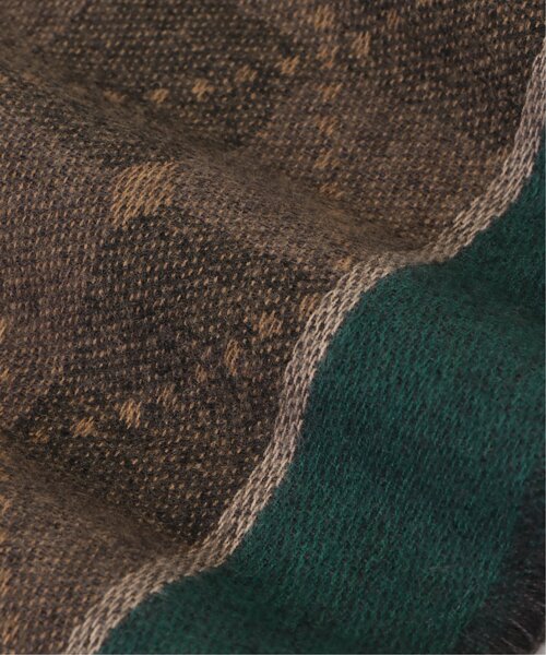 ikka（イッカ）の「モノグラムジャガードストール（ストール/ショール・レディース・オレンジ/クリアグリーン・FREE）」の12枚目の写真