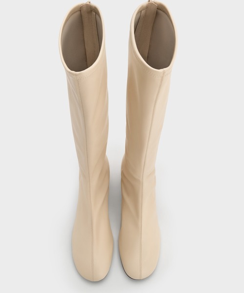 ブロックヒール ロングブーツ（ブーツ）｜CHARLES & KEITH