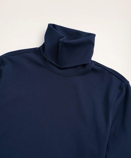 BROOKS BROTHERS(ブルックスブラザーズ)の「スーピマコットンストレッチ タートルネックニットシャツ(Tシャツ/カットソー・メンズ・ブラック/グレー/ネイビー/ホワイト・SMALL/MEDIUM/LARGE)」の19枚目の写真