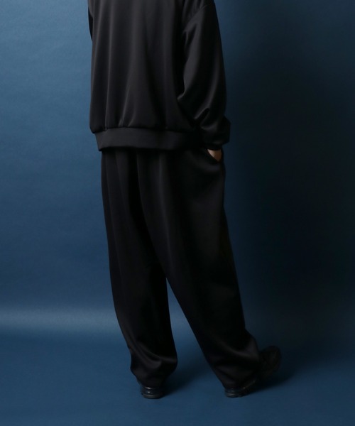 ANPAS（アンパス）の「ANPAS Tuck Wide Balloon Track Pants/ANPAS 別注 タックワイドバルーントラックパンツ ジャージパンツ セットアップ対応（その他パンツ・メンズ・ブラック・LL/M/L）」の16枚目の写真