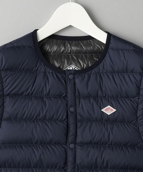 DANTON(ダントン)の「<DANTON> INNER DOWN VEST/ダウンベスト(ダウンベスト・メンズ・ブラック/ネイビー・M/L/S)」の4枚目の写真