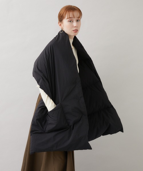 CLOCHE(クロシェ)の「cloche ポケット付ダウンストール(ストール/ショール)」 - WEAR