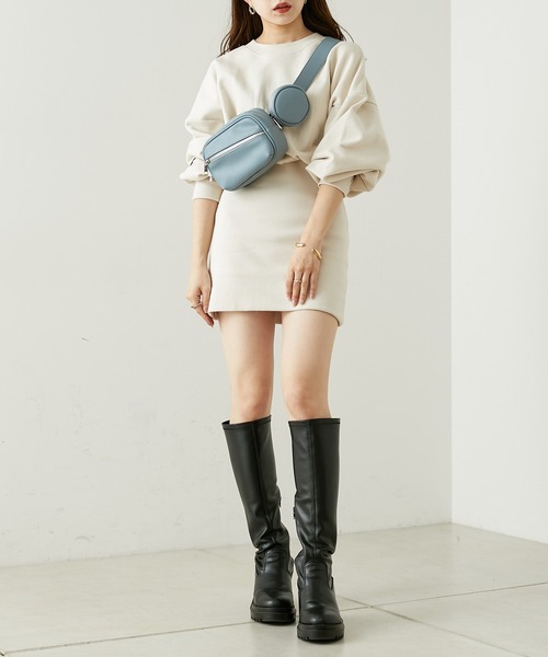 Chico（チコ）の「2ピースウエストポーチ（ボディバッグ/ウエストポーチ・レディース・ブルー/アイボリー/ブラック・FREE）」の12枚目の写真