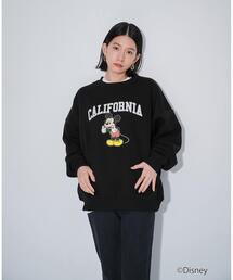 Disney | 【WEBオリジナル】＜GLR or＞DISNEY ミッキーマウス / カレッジ プリント スウェット(スウェット)