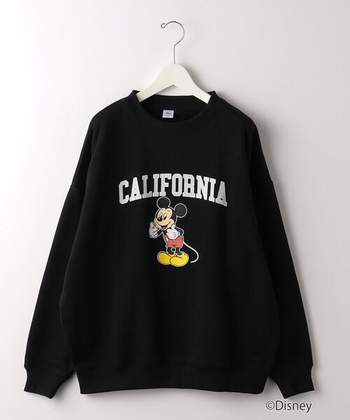 Disney（ディズニー）の「【WEBオリジナル】＜GLR or＞DISNEY ミッキーマウス / カレッジ プリント スウェット（スウェット・メンズ・ブラック/グレー/オフホワイト/ダークグリーン・M/S/XL/L）」の14枚目の写真