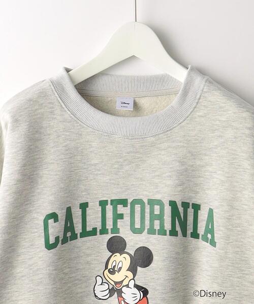 Disney（ディズニー）の「【WEBオリジナル】＜GLR or＞DISNEY ミッキーマウス / カレッジ プリント スウェット（スウェット・メンズ・ブラック/グレー/オフホワイト/ダークグリーン・M/S/XL/L）」の17枚目の写真