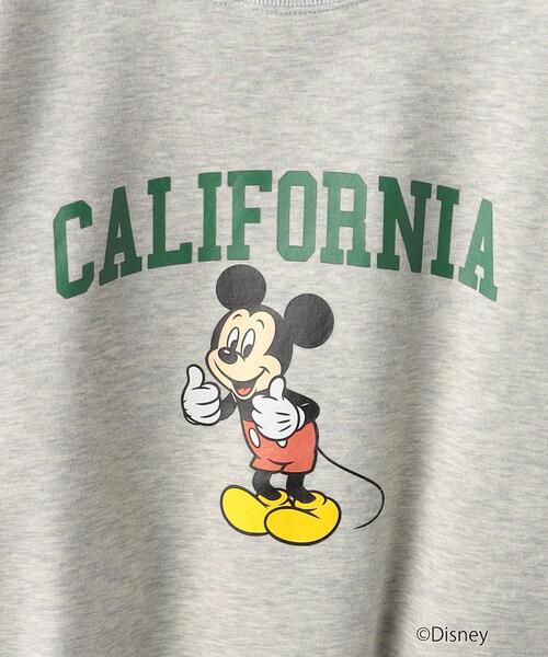 Disney（ディズニー）の「【WEBオリジナル】＜GLR or＞DISNEY ミッキーマウス / カレッジ プリント スウェット（スウェット・メンズ・ブラック/グレー/オフホワイト/ダークグリーン・M/S/XL/L）」の20枚目の写真