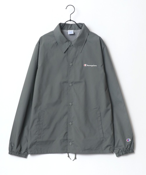 Champion(チャンピオン)の「Champion/チャンピオン COACH JACKET/コーチジャケット(ナイロンジャケット・メンズ・ダークグレー/オリーブ/ブラック/ネイビー・M/L/XL)」の10枚目の写真