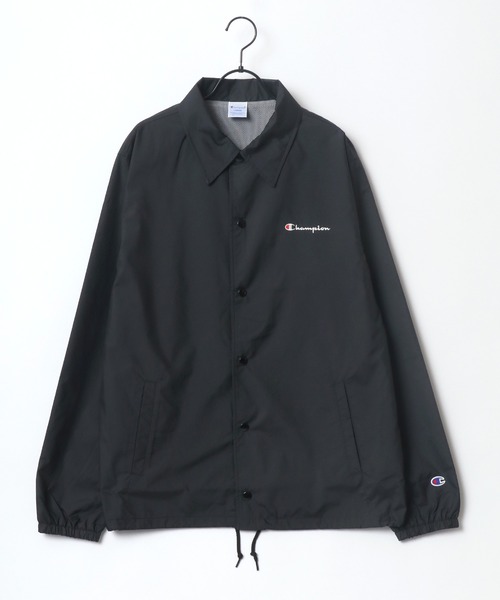 Champion(チャンピオン)の「Champion/チャンピオン COACH JACKET/コーチジャケット(ナイロンジャケット・メンズ・ダークグレー/オリーブ/ブラック/ネイビー・M/L/XL)」の7枚目の写真