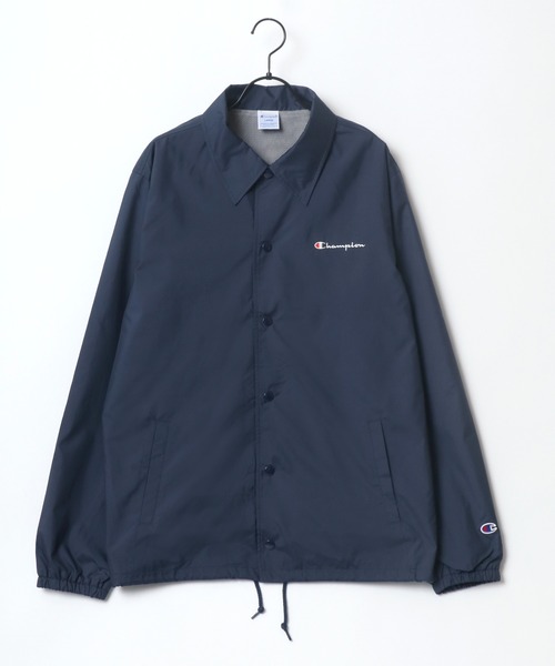 Champion(チャンピオン)の「Champion/チャンピオン COACH JACKET/コーチジャケット(ナイロンジャケット・メンズ・ダークグレー/オリーブ/ブラック/ネイビー・M/L/XL)」の16枚目の写真