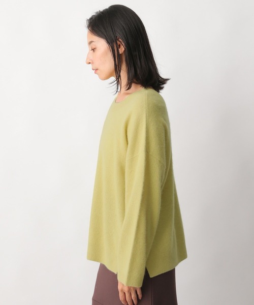 LEPSIM（レプシィム）の「12ゲージラクーンコンニットプルオーバー　280632（ニット/セーター・レディース・ブラウン/イエロー/グレイッシュベージュ・FREE）」の15枚目の写真
