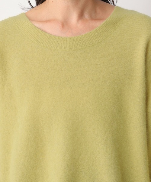 LEPSIM（レプシィム）の「12ゲージラクーンコンニットプルオーバー　280632（ニット/セーター・レディース・ブラウン/イエロー/グレイッシュベージュ・FREE）」の17枚目の写真