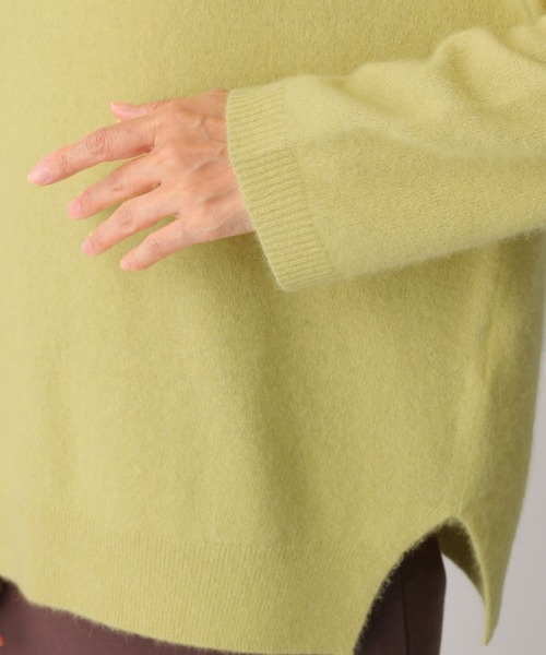 LEPSIM（レプシィム）の「12ゲージラクーンコンニットプルオーバー　280632（ニット/セーター・レディース・ブラウン/イエロー/グレイッシュベージュ・FREE）」の19枚目の写真