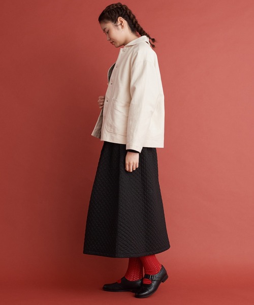 Malle（マル）の「Malle アンカットコール　ワークジャケット（その他アウター・レディース・アイボリー・FREE）」の22枚目の写真