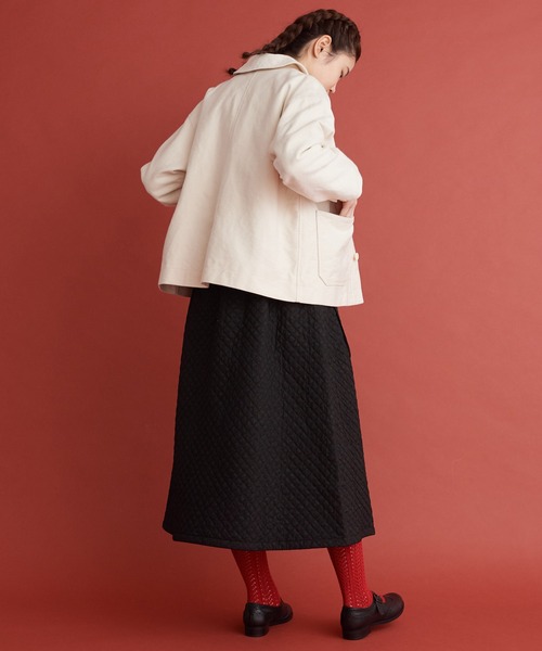 Malle（マル）の「Malle アンカットコール　ワークジャケット（その他アウター・レディース・アイボリー・FREE）」の11枚目の写真