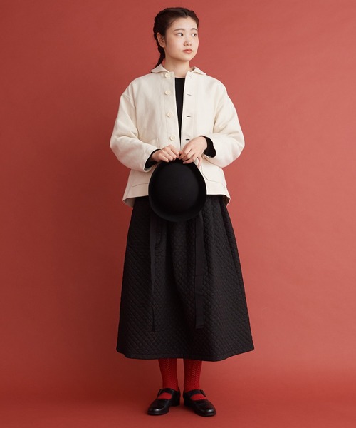 Malle（マル）の「Malle アンカットコール　ワークジャケット（その他アウター・レディース・アイボリー・FREE）」の10枚目の写真