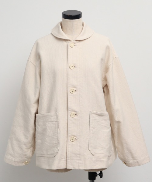 Malle（マル）の「Malle アンカットコール　ワークジャケット（その他アウター・レディース・アイボリー・FREE）」の16枚目の写真