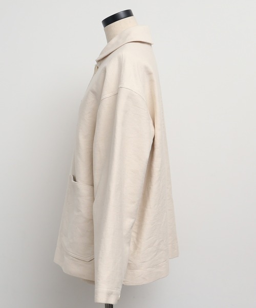 Malle（マル）の「Malle アンカットコール　ワークジャケット（その他アウター・レディース・アイボリー・FREE）」の9枚目の写真