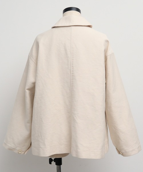 Malle（マル）の「Malle アンカットコール　ワークジャケット（その他アウター・レディース・アイボリー・FREE）」の20枚目の写真