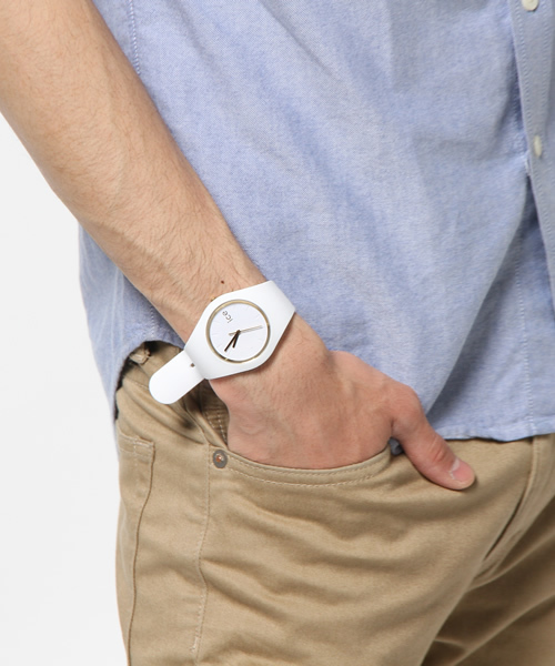 ROSE BUD COUPLES （ローズ バッド カップルズ）の「【厳選アイテム】(ICE WATCH)ICE-GLAM WE US（アナログ腕時計・メンズ・ホワイト・ONE SIZE）」の2枚目の写真