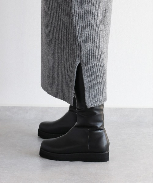 cepo(セポ)の「袖キリカエ ハイネックニットワンピース(ワンピース・レディース・オフホワイト/ブラック/グレー・FREE)」の20枚目の写真