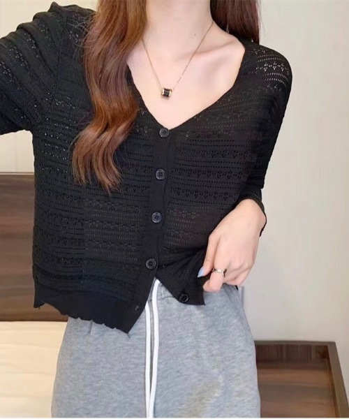 Burner(バーナー)の「【OKUOKU 0909】レース編み カーディガン oku-tops-683151548293-188(カーディガン/ボレロ・レディース・C/A/D/B・FREE)」の6枚目の写真
