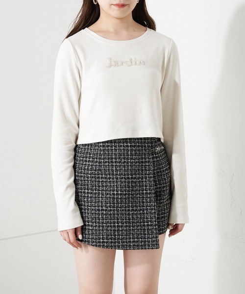 ❤️TO BE CHIC ❤️ビーズ付きカットソー美品 ❤️TO BE CHIC ❤️ビーズ付きカットソー美品