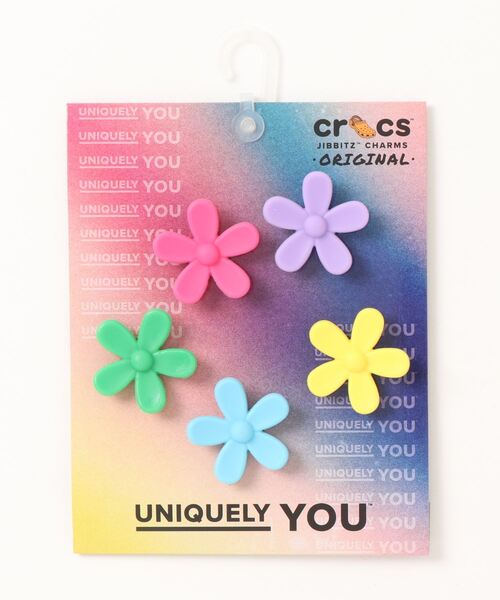 crocs(クロックス)の「クロックス フラワー パワー 5 パック シューズアクセサリー / crocs Flower Power 5 Pack(シューズアクセサリー・レディース・その他・ONE SIZE)」の1枚目の写真