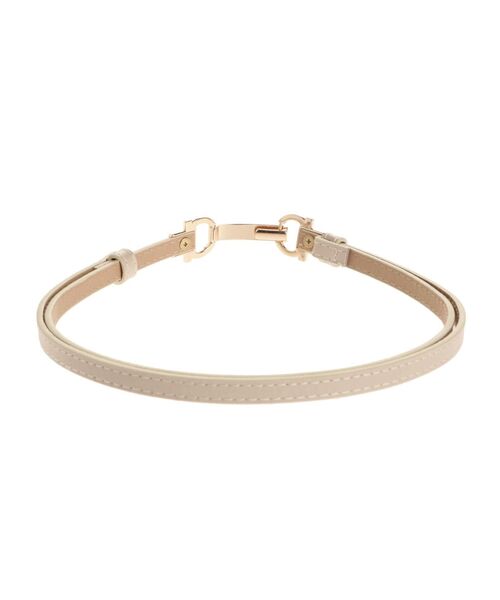 MERCURYDUO（マーキュリーデュオ）の「ロングビット細ベルト（ベルト・レディース・オフホワイト/アイボリー・FREE）」の5枚目の写真